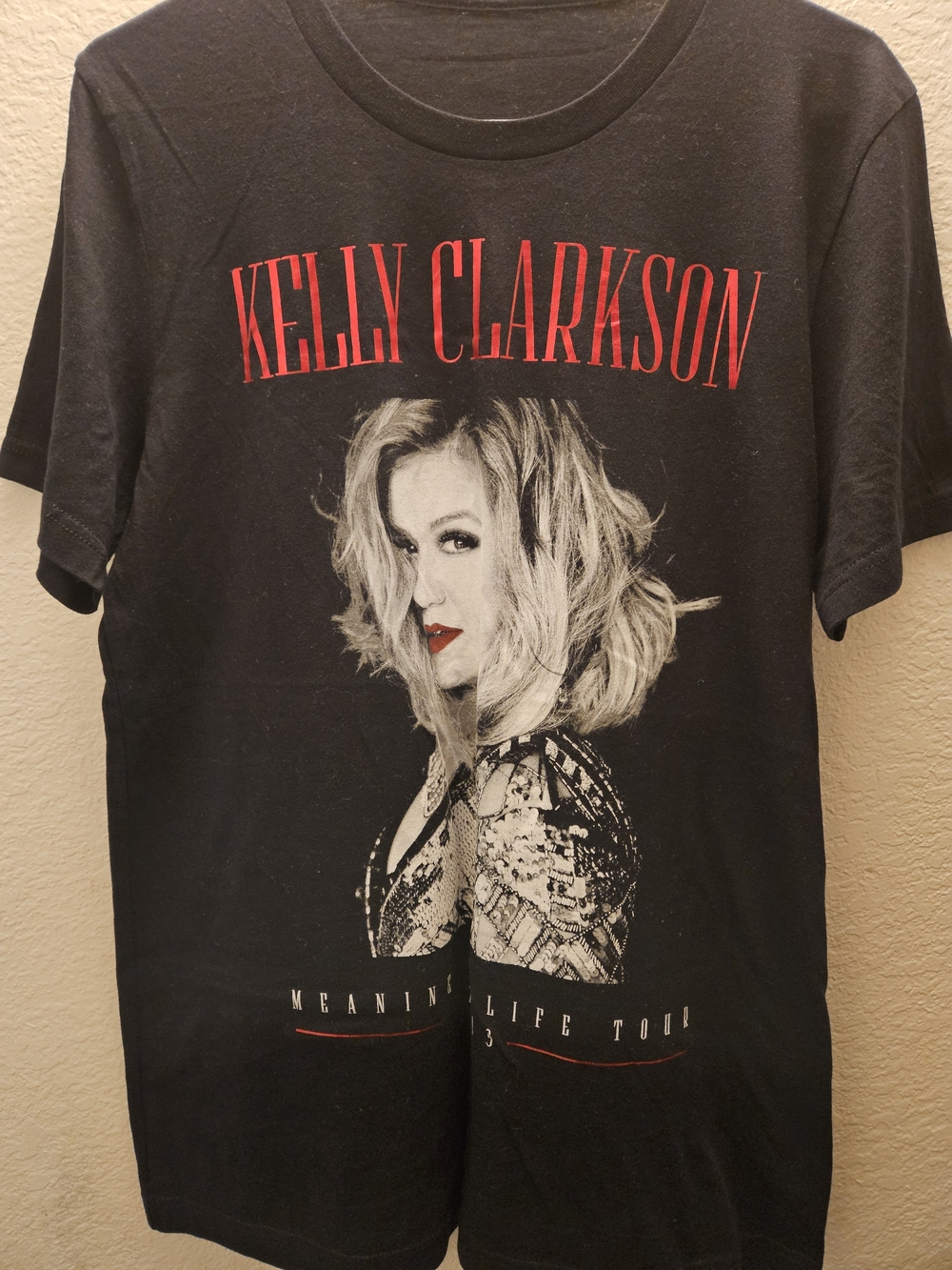 Kelly Clarkson Black Graphic Tour T-Shirt